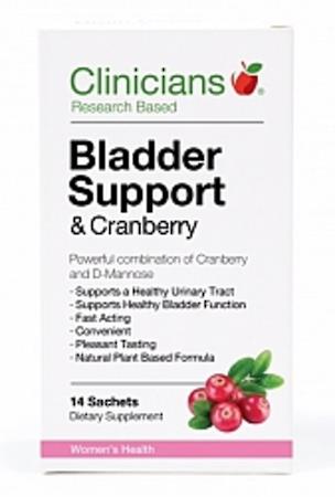 CLINICIANS BLADDER SUPPORT & Cranberry 14 Sachets