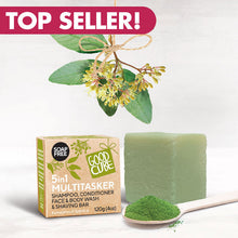 Load image into Gallery viewer, GOOD CUBE 5in1 Multitasker Shampoo Bar
