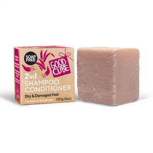 GOOD CUBE 2in1 Conditioning Shampoo Bar for Dry & Damaged Hair