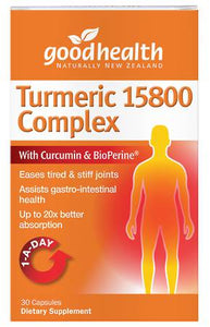 Good Health TURMERIC 15800 COMPLEX 30 CAPSULES