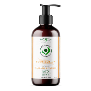 Organic Formulations Mandarin & Vanilla Body lotion