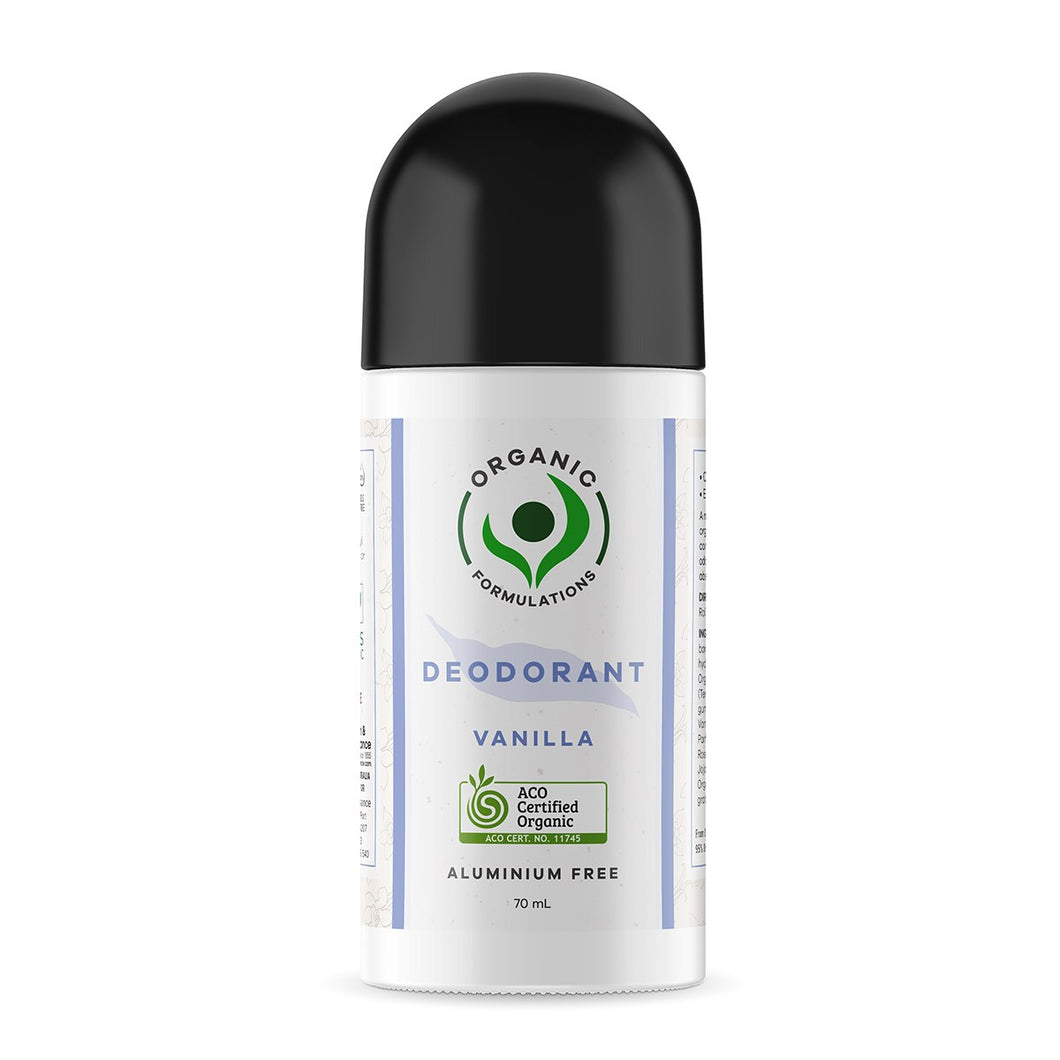 Organic Formulations Vanilla Deodorant