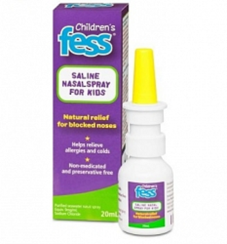 FESS Childrens Saline Nasal Spray for Kids 20ml - 3 to 10 Years