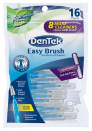 DenTek Easy Brush Wide Mint Interdental Cleaners