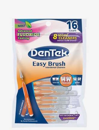 DenTek Easy Brush Standard Mint Interdental Cleaners