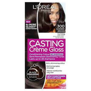 L'OREAL CASTING CREME GLOSS 300 DARKEST BROWN