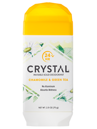 CRYSTAL INVISIBLE-CHAMOMILE & GREEN TEA DEODORANT 70G