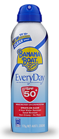 BANANA BOAT EVERYDAY CLEAR SPRAY SPF50+ 175G