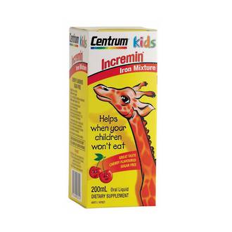 CENTRUM FOR KIDS INCREMIN IRON SYRUP 200ML